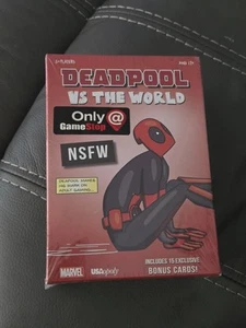 Marvel's Deadpool Vs The World NSFW Adult Card Game, 3+ Players. Only @ GameStop - Picture 1 of 5