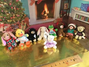 BUILD-A-BEAR RETIRED COLLECTION MINIATURE PLUSH LOT,LOT OF 9 DIFFERENT CHARACTER - Picture 1 of 11
