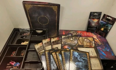 Sorcerer Board Game, White Wizard Games, 2018 Plus 2 Sealed Packs - Image 1 of 4