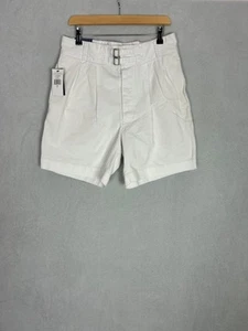 Polo Ralph Lauren, schlichte weiße Relaxed Fit Damenshorts, Gr. 31W - Neu - Bild 1 von 7