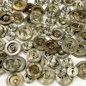 15 Federn Fässer Lot Uhr Steampunk Teil Getriebe Rad Uhrmacher Menge Vintage Zahnräder - Bild 1 von 4