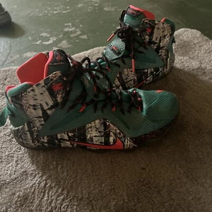 2014 Nike LeBron XII 12 “Xmas” Akron Birch Size 12  - Picture 1 of 9