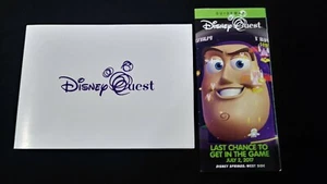 Disney Quest Gedenkfoto und letzte Anleitung Karte Buzz Lightyear - Bild 1 von 5