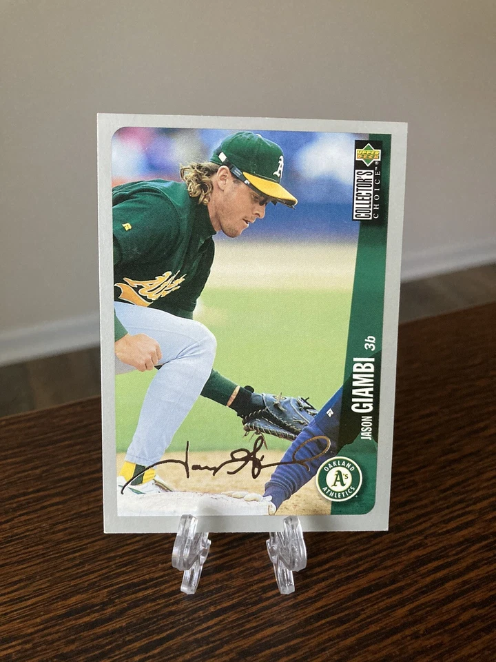 1996 Collector's Choice Silver Signature #243 Jason Giambi - Image 1 of 2