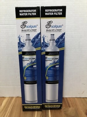 2 Excelpure EP-LT600P Refrigerator Replacement Water Filter - Image 1 of 4