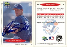 Aaron Small Signed 1991 Classic Best #361 Card Auto