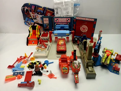 1991 Crash Test Dummies Tyco Action Figures  Garage  Car  Forklift  Motorbike+++ - image 1 of 4