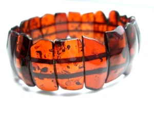 PULSERA ELEGANTE ÁMBAR BÁLTICO REAL - COLOR CEREZA - Imagen 1 de 7
