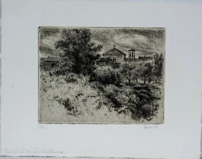 Gretli Fuchs/ Radierung/  handsigniert/ von 1983 /  9. - Bild 1 von 2