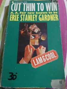 Erle Stanley Gardner Cut Thin to Win Corgi Paperback Lam & Cool - Picture 1 of 6