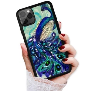 ( For iPhone 12 Pro ) Back Case Cover AJ12429 Peacock - Picture 1 of 6