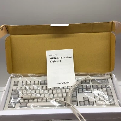 RARE NOS Vtg MKB101 Keyboard for pc xt at New IBM Compatible - Image 1 of 4