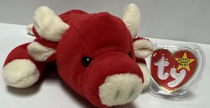 Ty Beanie Baby Snort the Bull #4002 Etikettfehler - Bild 1 von 12
