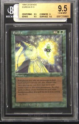 1994 MAGIC: THE GATHERING LEGENDS EUREKA BGS 9.5 - Image 1 of 2
