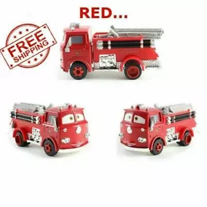 Camión de bomberos rojo Mattel Disney Pixar cars metal 1:55 juguetes diecast coche suelto nuevo - Imagen 1 de 6