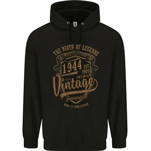 Birth of Legends 81st Birthday 1944 Mens 80% Cotton Hoodie - Picture 1 of 3