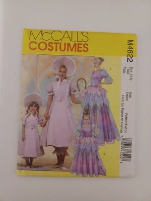 McCalls Costume Pattern M4622 Little Bo Peep and Princess Size 3-22 Girls Misses - Image 1 of 4