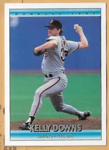 KELLY DOWNS SAN FRANCISCO GIANTS #303 - DONRUSS CASI NUEVO - COMO NUEVO 1992 - Imagen 1 de 2