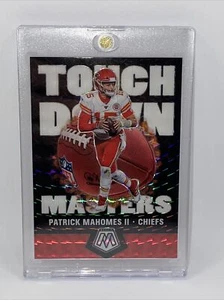 Patrick Mahomes SILVER REFRACTOR MOSAIC PRIZM TOUCHDOWN MASTERS INSERT - Mint! - Picture 1 of 6