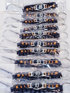 MLB Detroit Tigers Paracord Seil Schlüsselanhänger 10 Stück mit Druckknopfclip - Bild 1 von 7