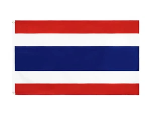 Large Thailand Thai Flag Heavy Duty Outdoor 90 X 150 CM - 3ft x 5ft - Picture 1 of 5