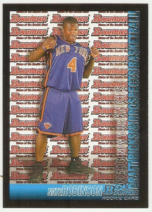NATE ROBINSON ROOKIE 2005-06 TOPPS BOWMAN 124 NEW YORK KNICKS WASHINGTON HUSKIES - Image 1 of 1