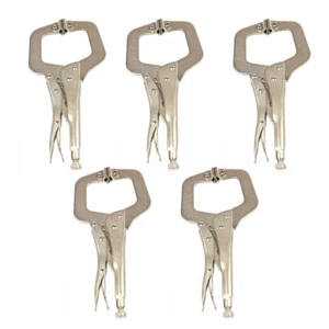 11 Inch C Camp Locking Plier Heavy Duty Locking Pliers With Swivel Pads - Picture 1 of 6