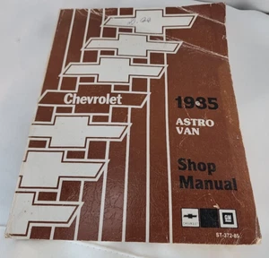 1985 Chevy Astro Van Shop Service Repair Manual - Picture 1 of 2
