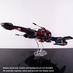Soporte de exhibición para LEGO 75018 Jek-14's Stealth Starfighter, soporte acrílico 3D solamente - Imagen 1 de 5