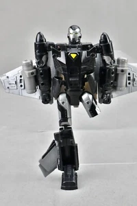 Transformers Crossovers Iron Man War Machine Black jet Incomplete for parts - Picture 1 of 4