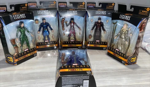 Marvel Legends ~ ETERNALS ~ Lot of 6 Action Figures 6” ~ Thena, Makkari ~ NEW Cover