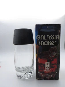 Vintage Galassia Glas Cocktail Martini Mixgetränk Krug Bar Italy Orig Box - Bild 1 von 5