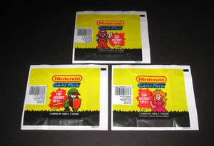 Nintendo 1989 Topps Game Pack envoltorios (juego de 3) - Imagen 1 de 1