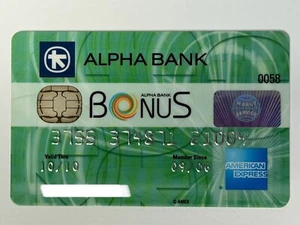 Alpha Bank American Express Credit Card▪️Greece▪️Chip▪️Unsigned▪️Amex - Picture 1 of 2