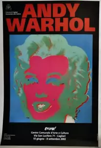 ANDY WARHOL EXMA MARILYN ITALY ON LINEN VINTAGE POP ART POSTER - Picture 1 of 1