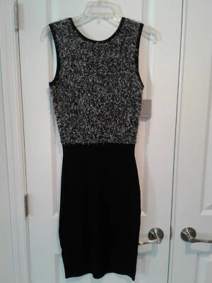 Nuevo Vestido Suéter Negro Sin Mangas Marc New York - Talla S Foto 1 de 4