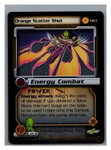 1x DBZ CCG ORANGE SCATTER SHOT GB3 HOLO FOIL GAME BOY PROMO SCORE LIMITED - Picture 1 of 1