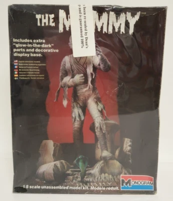 The Mummy Monogram Model Kit (Re-Sealed) Glow in the Dark Parts #6010 1/8 Scale - Image 1 of 4