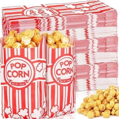 Bolsas de papel para palomitas de maíz, 1000 Uds., para fiesta contenedor.nuevo. Foto 1 de 4
