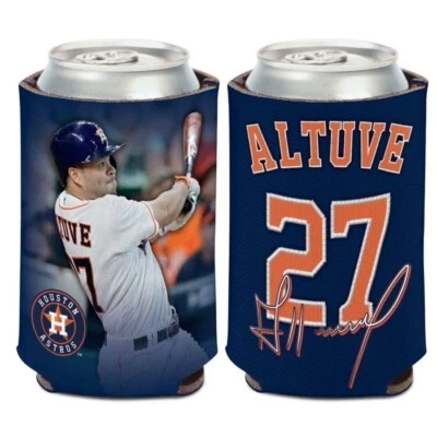 ДЕРЖАТЕЛЬ БАНКИ JOSE ALTUVE #27 HOUSTON ASTROS KADDY KOOZIE кулер НОВЫЙ WINCRAFT - Изображение 1 из 2