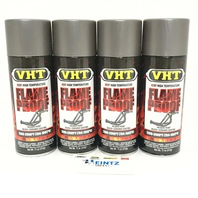 VHT SP998-4 PACK CAST IRON High Temperature Flame Proof Header Paint - 11 oz Foto 1 de 3