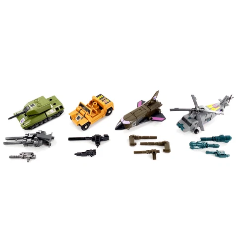 Transformers G1 Bruticus Figures Lot Of 4 Complete Brawl Swindle BlastOff Vortex Cover