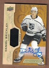 2018-19 UPPER DECK ENGRAINED PREMIUM MEMORABILIA AUTO #69 DANIEL BRICKLEY #60/65