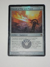 MtG - Foil Sword of War and Peace - New Phyrexia - HP