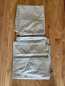 Lauren Ralph Lauren flaches Laken braun beige massiv Baumwolle - Bild 1 von 4