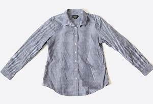 Pendleton Plaid & Check Button Down Womens White/Blue Size Large - Picture 1 of 3