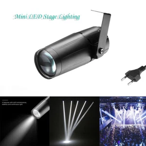 10W White Color LED Pinspot Stage Lighting Dance KTV Light Decoration Wedding - Picture 1 of 11
