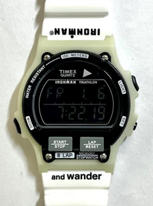 TIMEX × and wander IRONMAN 8-LAP wristwatch japan limited white new 2024 - Picture 1 of 11