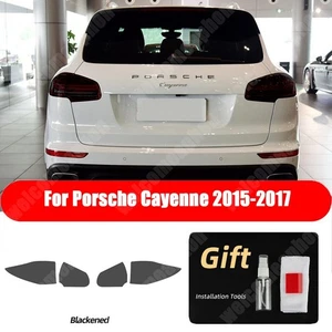 Pre-cut Taillight Smoke Paint Protection Tint Wrap Film For Porsche Cayenne 2015 - Picture 1 of 10