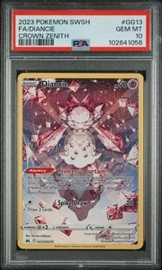 2023 CROWN ZENITH GALERÍA GALARIAN DIANCIE GG13 PSA 10 GEMA COMO NUEVA ARTE COMPLETO - Imagen 1 de 2